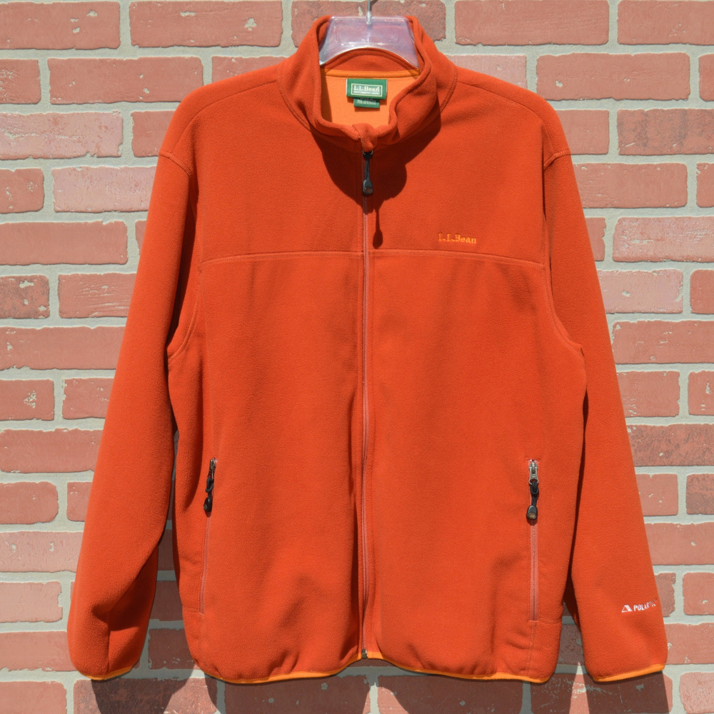 LL Bean Polartec Men's Full Zip Fleece Size XL